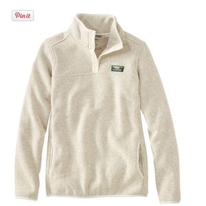 LLBean Women’s Sweater Fleece Pullover